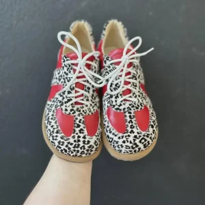 Handmade Leather Anatomical Sneakers Orthopedic Comfort Shoes